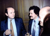 С министром культуры Франции Жак Тубоном 1993г.